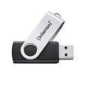 Intenso USB 256GB OFFICE LINE 3.2 Gen1 Silver-Black pamięć USB USB Typu-A 3.2 Gen 1 (3.1 Gen 1) Czarny, Srebrny