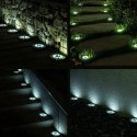 MACLEAN SOLARNA LAMPA NAJAZDOWA OGRODOWA LED IP44, 12 LED SMD, 4000K MCE318