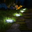 MACLEAN SOLARNA LAMPA NAJAZDOWA OGRODOWA LED IP44, 12 LED SMD, 4000K MCE318