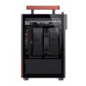 Obudowa Jonsbo T6, Mini-Tower, Mini-ITX, Tempered Glass, Holz - czarna