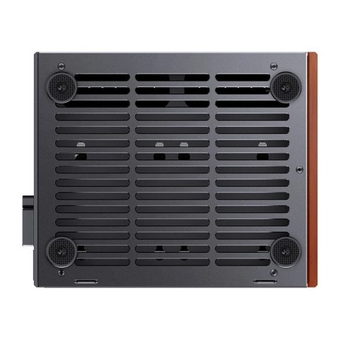 Obudowa Jonsbo T6, Mini-Tower, Mini-ITX, Tempered Glass, Holz - czarna