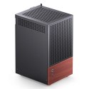 Obudowa Jonsbo T6, Mini-Tower, Mini-ITX, Tempered Glass, Holz - czarna