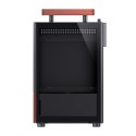 Obudowa Jonsbo T6, Mini-Tower, Mini-ITX, Tempered Glass, Holz - czarna
