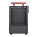 Obudowa Jonsbo T6, Mini-Tower, Mini-ITX, Tempered Glass, Holz - czarna