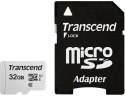 SD microSD Card 32GB Transcend SDHC USD300S-A w/Adapter