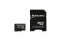 SD microSD Card 4GB Transcend SDHC Class10 w/adapter
