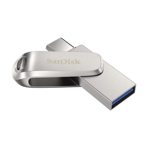 SanDisk Ultra Dual Drive Luxe pamięć USB 512 GB USB Type-A / USB Type-C 3.2 Gen 1 (3.1 Gen 1) Stal nierdzewna