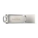 SanDisk Ultra Dual Drive Luxe pamięć USB 512 GB USB Type-A / USB Type-C 3.2 Gen 1 (3.1 Gen 1) Stal nierdzewna