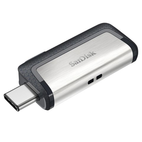 Sandisk Ultra Dual Drive USB Type-C pamięć USB 64 GB USB Type-A / USB Type-C 3.2 Gen 1 (3.1 Gen 1) Czarny, Srebrny