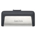 Sandisk Ultra Dual Drive USB Type-C pamięć USB 64 GB USB Type-A / USB Type-C 3.2 Gen 1 (3.1 Gen 1) Czarny, Srebrny