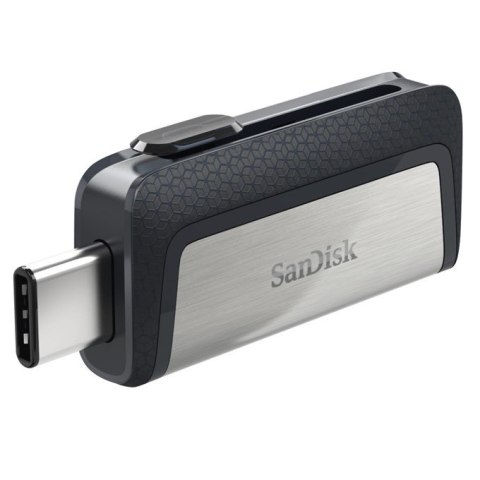 Sandisk Ultra Dual Drive USB Type-C pamięć USB 64 GB USB Type-A / USB Type-C 3.2 Gen 1 (3.1 Gen 1) Czarny, Srebrny