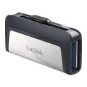 Sandisk Ultra Dual Drive USB Type-C pamięć USB 64 GB USB Type-A / USB Type-C 3.2 Gen 1 (3.1 Gen 1) Czarny, Srebrny