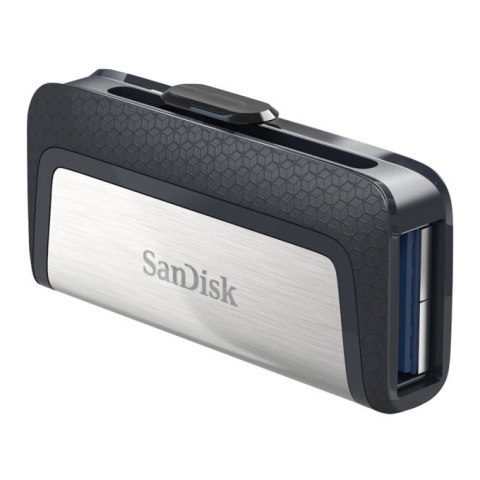Sandisk Ultra Dual Drive USB Type-C pamięć USB 64 GB USB Type-A / USB Type-C 3.2 Gen 1 (3.1 Gen 1) Czarny, Srebrny