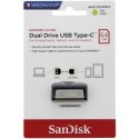 Sandisk Ultra Dual Drive USB Type-C pamięć USB 64 GB USB Type-A / USB Type-C 3.2 Gen 1 (3.1 Gen 1) Czarny, Srebrny