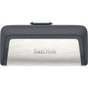 Sandisk Ultra Dual Drive USB Type-C pamięć USB 64 GB USB Type-A / USB Type-C 3.2 Gen 1 (3.1 Gen 1) Czarny, Srebrny