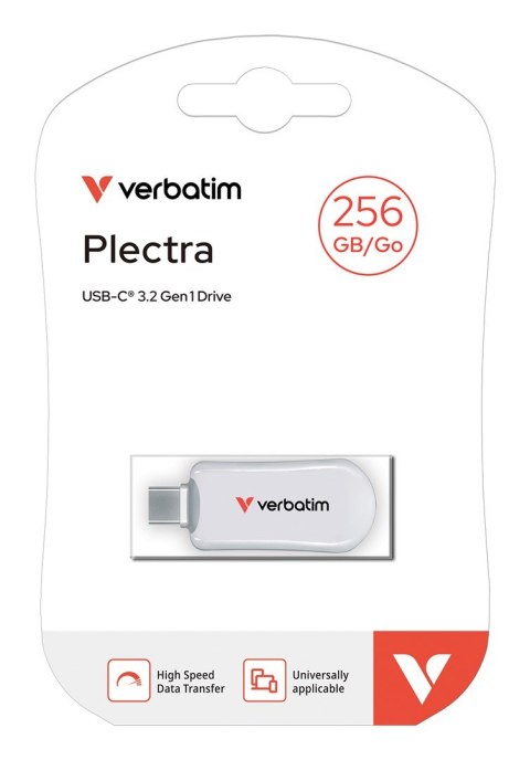 Verbatim 30230 pamięć USB 256 GB USB Type-C 3.2 Gen 1 (3.1 Gen 1) Biały
