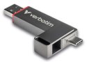 Verbatim Dual QuickStick pamięć USB 512 GB USB Type-A / USB Type-C 3.2 Gen 1 (3.1 Gen 1) Szary