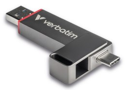 Verbatim Dual QuickStick pamięć USB 512 GB USB Type-A / USB Type-C 3.2 Gen 1 (3.1 Gen 1) Szary