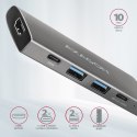 AXAGON HMC-5G21 USB-HUB 2x USB-A + 2x USB-C + HDMI 4K/30Hz, USB-C 3,1 - 13cm