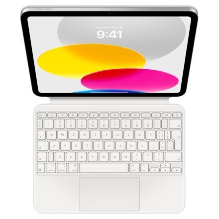 Apple Magic Keyboard Folio Weiß iPad 10,9" (10. Gen) Englisch, International Kabellos