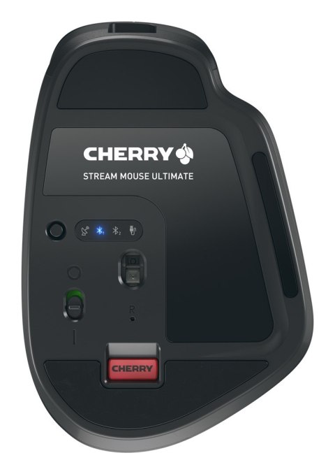 CHERRY Stream desktop ultimate klawiatura Dołączona myszka Dom/Biuro USB + RF Wireless + Bluetooth QWERTZ Niemiecki Czarny