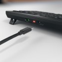 CHERRY Stream desktop ultimate klawiatura Dołączona myszka Dom/Biuro USB + RF Wireless + Bluetooth QWERTZ Niemiecki Czarny