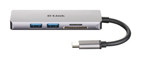 D-Link DUB-M530 stacja dokująca Przewodowa USB 3.2 Gen 1 (3.1 Gen 1) Type-C Aluminium, Czarny