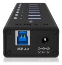 ICY BOX IB-AC618 USB 3.2 Gen 1 (3.1 Gen 1) Type-B 5000 Mbit/s Czarny