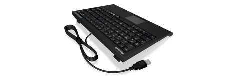 KeySonic ACK-540U+ (UK) klawiatura Biuro USB QWERTY British English Czarny