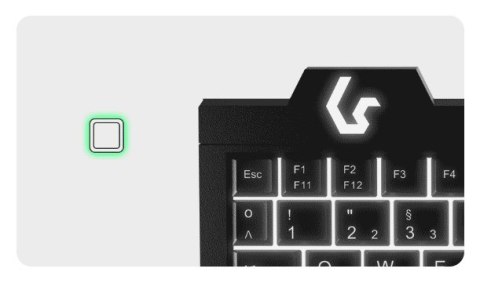 KeySonic KSK-3210ELU (DE) klawiatura Dom USB QWERTZ Niemiecki Czarny