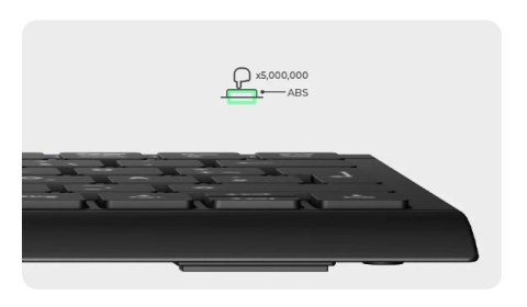 KeySonic KSK-5011ELC (DE) klawiatura Dom USB QWERTZ Niemiecki Czarny