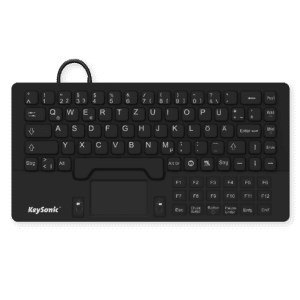 KeySonic KSK-5031IN (DE) klawiatura Uniwersalne USB QWERTZ Niemiecki Czarny