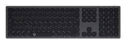 KeySonic KSK-8023BTRF (DE) klawiatura Uniwersalne Bluetooth QWERTZ Niemiecki Antracyt, Czarny