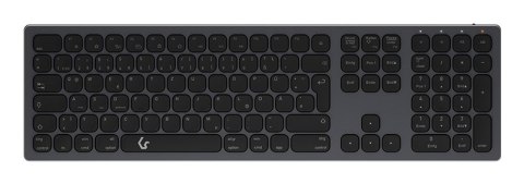 KeySonic KSK-8023BTRF (DE) klawiatura Uniwersalne Bluetooth QWERTZ Niemiecki Antracyt, Czarny