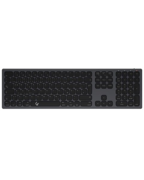 KeySonic KSK-8023BTRF (DE) klawiatura Uniwersalne Bluetooth QWERTZ Niemiecki Antracyt, Czarny