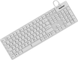 KeySonic KSK-8030 IN (DE) white klawiatura Przemysłowy USB QWERTZ Niemiecki Biały