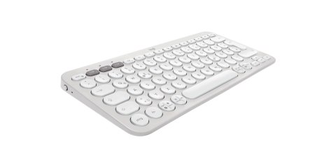 Logitech 920-012204 klawiatura Dołączona myszka Uniwersalne RF Wireless + Bluetooth QWERTZ Niemiecki Biały