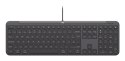 Logitech 920-013343 klawiatura Dołączona myszka Dom/Biuro USB QWERTZ Niemiecki Grafitowy