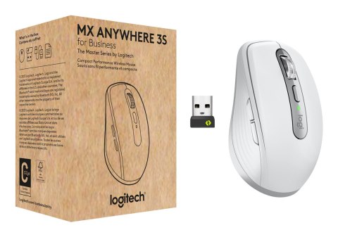 Logitech MX Anywhere 3S for Business myszka Biuro Po prawej stronie RF Wireless + Bluetooth Laser 8000 DPI