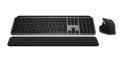 Logitech MX Keys S Combo for Mac klawiatura Dołączona myszka Dom/Biuro Bluetooth QWERTZ Niemiecki Szary