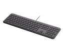 Logitech Signature Slim Wired K620 For Business klawiatura Uniwersalne USB QWERTZ Niemiecki Grafitowy