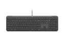 Logitech Signature Slim Wired K620 For Business klawiatura Uniwersalne USB QWERTZ Niemiecki Grafitowy