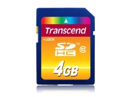 SD Card 4GB Transcend SDHC Class10