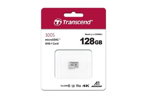 SD microSD Card 128GB Transcend SDXC USD300S (ohne Adapter)