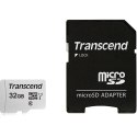 SD microSD Card 32GB Transcend SDHC USD300S-A w/Adapter