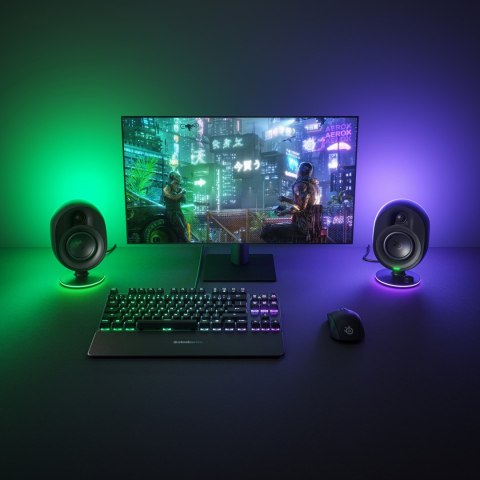 Steelseries Arena 7 zestaw głośników PC/Laptop Czarny 2.1 kan. 2-drożny Bluetooth