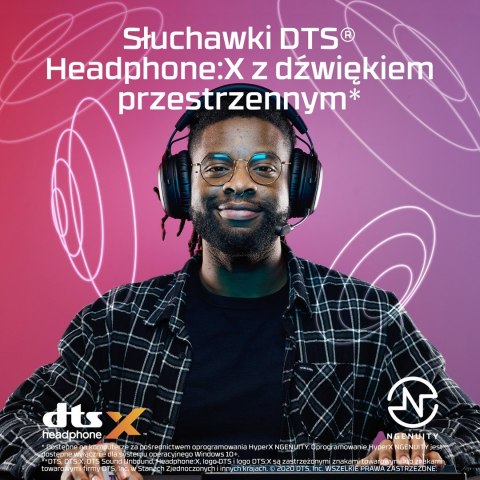 HyperX Cloud III Wireless - bezprzewodowy zestaw słuchawkowy do gier (czarno-czerwony)