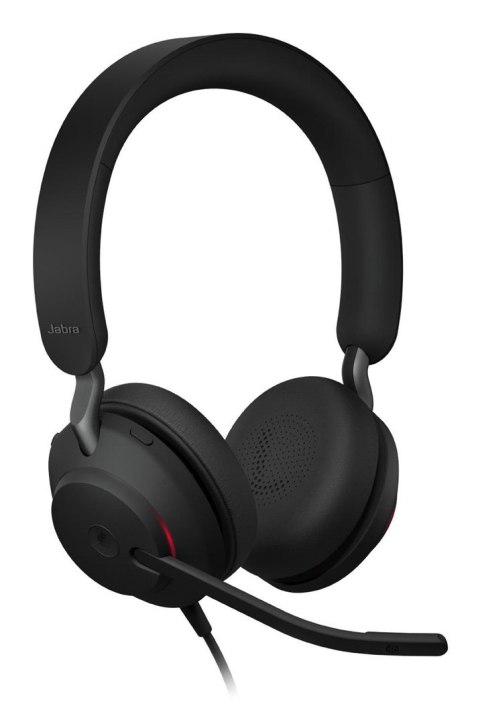 Jabra Evolve2 40 SE Zestaw słuchawkowy Przewodowa Opaska na głowę Połączenia/muzyka USB Type-C / USB Type-A Czarny