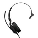 Jabra Evolve2 50 Zestaw słuchawkowy Przewodowa Opaska na głowę Biuro/centrum telefoniczne USB Type-C / USB Type-A Bluetooth Czar