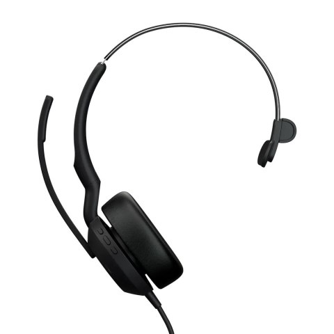 Jabra Evolve2 50 Zestaw słuchawkowy Przewodowa Opaska na głowę Biuro/centrum telefoniczne USB Type-C / USB Type-A Bluetooth Czar